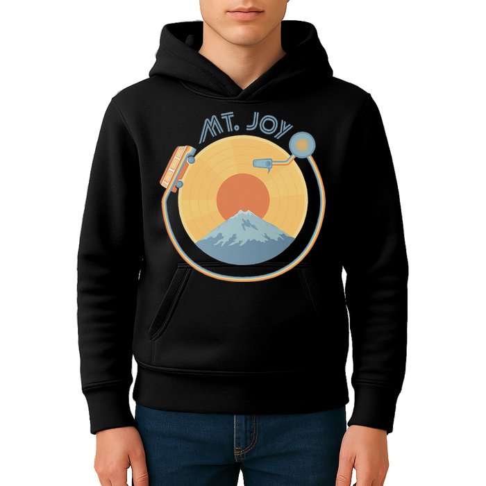 Mt Joy Artof The Record Caamp Lyrics Record Player Kids Hoodie