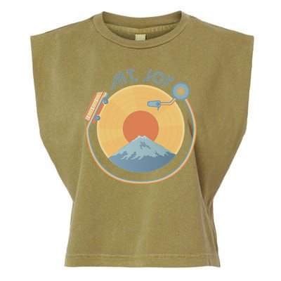 Mt Joy Artof The Record Caamp Lyrics Record Player Garment-Dyed Women's Muscle Tee