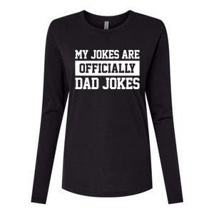 My Jokes Are Ly Dad Jokes Funny Dads Funny Gift Great Gift Womens Cotton Relaxed Long Sleeve T-Shirt