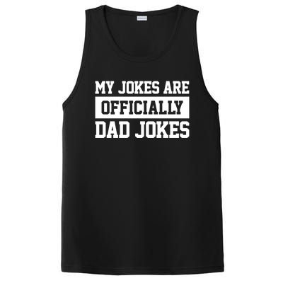 My Jokes Are Ly Dad Jokes Funny Dads Funny Gift Great Gift PosiCharge Competitor Tank