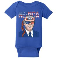 Merica Joe Biden 4th Of July Patriotic American Bandana Meaningful Gift Baby Bodysuit