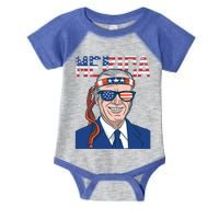 Merica Joe Biden 4th Of July Patriotic American Bandana Meaningful Gift Infant Baby Jersey Bodysuit