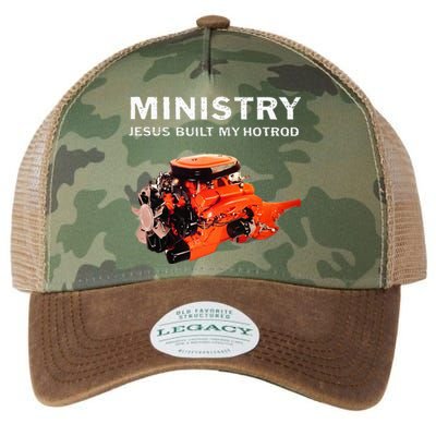 Ministry Jesus Built My Hotrod Legacy Tie Dye Trucker Hat