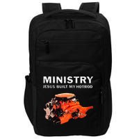 Ministry Jesus Built My Hotrod Impact Tech Backpack