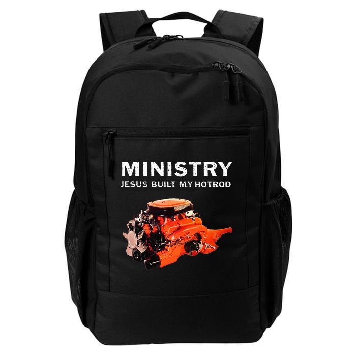 Ministry Jesus Built My Hotrod Backpack