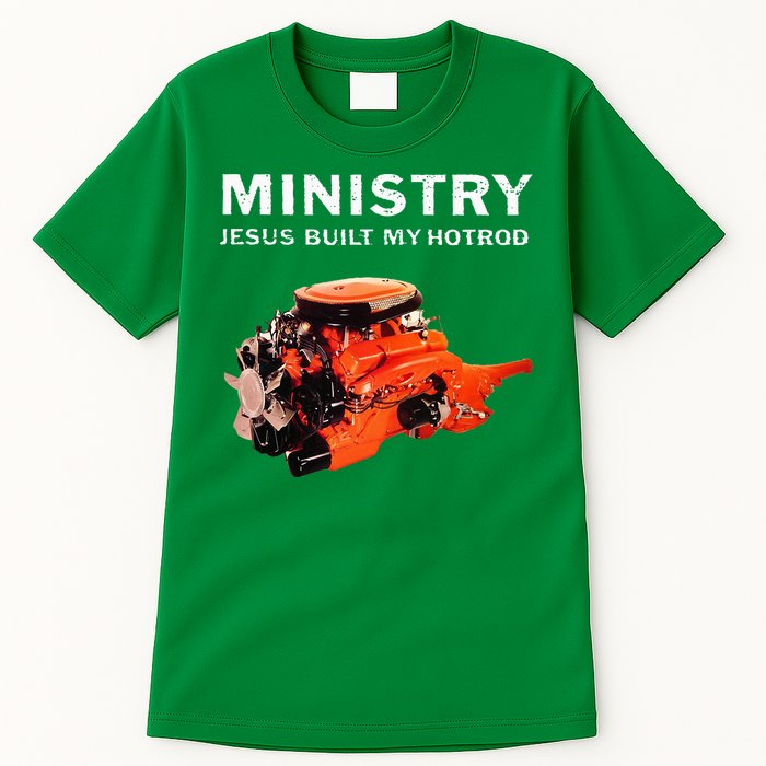 Ministry Jesus Built My Hotrod Tall T-Shirt