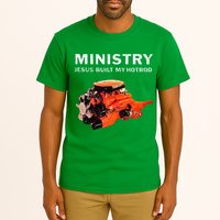 Ministry Jesus Built My Hotrod Tall T-Shirt