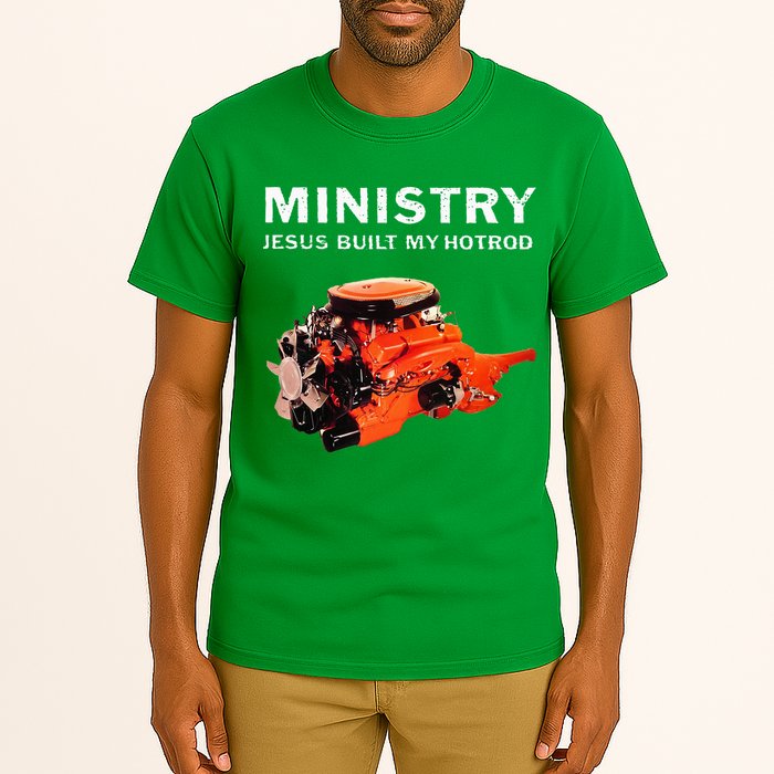 Ministry Jesus Built My Hotrod Tall T-Shirt