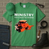 Ministry Jesus Built My Hotrod Tall T-Shirt