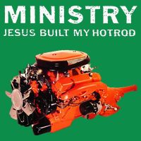 Ministry Jesus Built My Hotrod Button