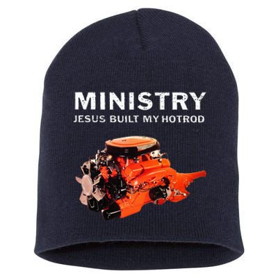 Ministry Jesus Built My Hotrod Short Acrylic Beanie