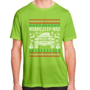 Merry Jeepmas Buffalo Plaid Christmas Xmas Funny Gift Gift Adult ChromaSoft Performance T-Shirt