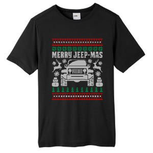 Merry Jeepmas Buffalo Plaid Christmas Xmas Funny Gift Gift Tall Fusion ChromaSoft Performance T-Shirt