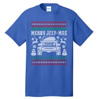 Merry Jeepmas Buffalo Plaid Christmas Xmas Funny Gift Gift Tall T-Shirt