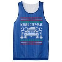 Merry Jeepmas Buffalo Plaid Christmas Xmas Funny Gift Gift Mesh Reversible Basketball Jersey Tank