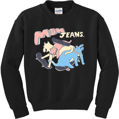 Mom Jeans Band Puppy Love Classic Premium Kids Sweatshirt