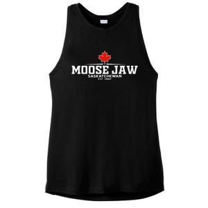 Moose Jaw Canada Ladies PosiCharge Tri-Blend Wicking Tank