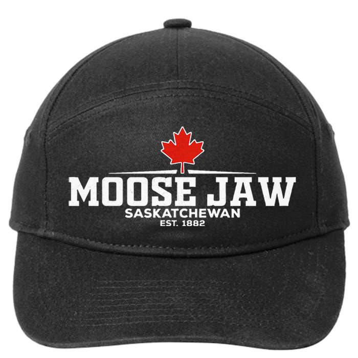 Moose Jaw Canada 7-Panel Snapback Hat