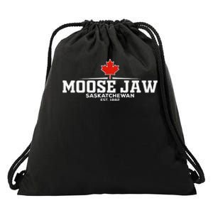 Moose Jaw Canada Drawstring Bag