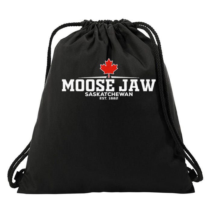 Moose Jaw Canada Drawstring Bag