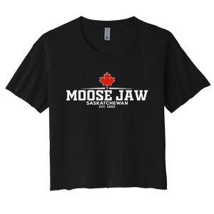 Moose Jaw Canada Women's Crop Top Tee