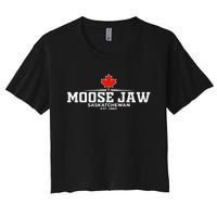 Moose Jaw Canada Women's Crop Top Tee