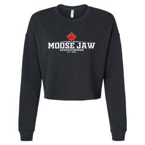 Moose Jaw Canada Cropped Pullover Crew