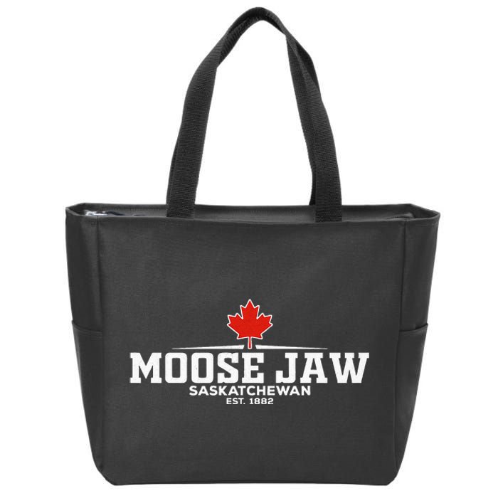 Moose Jaw Canada Zip Tote Bag