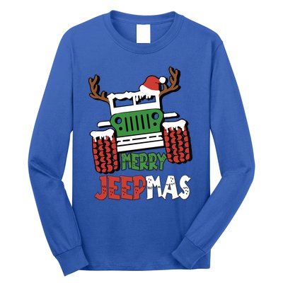 Merry Jeepmas Christmas Truck Christmas Xmas Cars Enthusiast Great Gift Long Sleeve Shirt