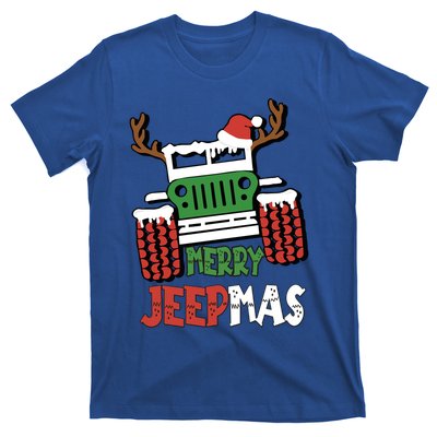 Merry Jeepmas Christmas Truck Christmas Xmas Cars Enthusiast Great Gift T-Shirt