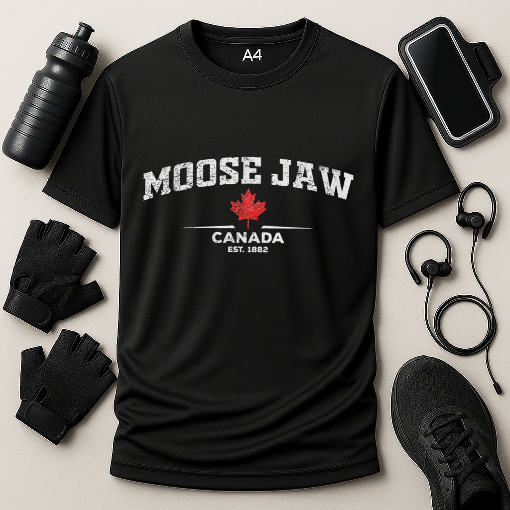Moose Jaw Canada Cooling Performance Crew T-Shirt