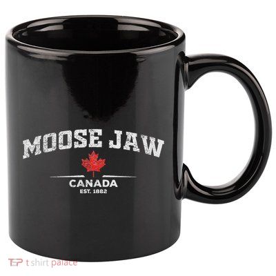 Moose Jaw Canada 11oz C Handle Ceramic Mug