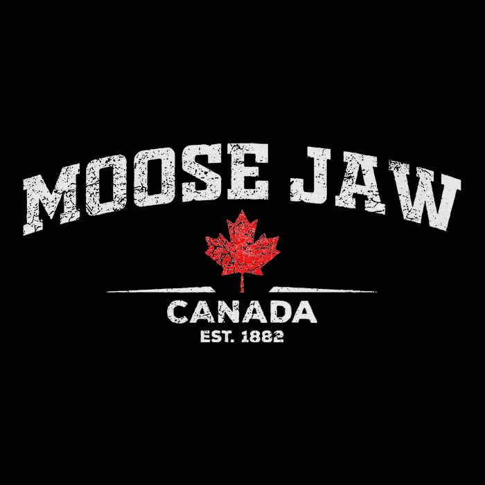 Moose Jaw Canada Cropped Pullover Crew