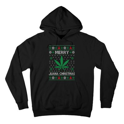 Merry Juana Christmas Ugly Christmas Sweater Hoodie