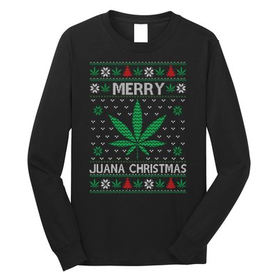 Merry Juana Christmas Ugly Christmas Sweater Long Sleeve Shirt