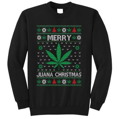 Merry Juana Christmas Ugly Christmas Sweater Sweatshirt