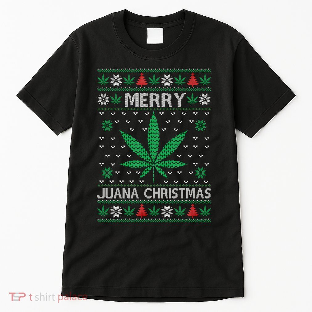 Merry Juana Christmas Ugly Christmas Sweater Tall T-Shirt