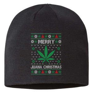 Merry Juana Christmas Ugly Christmas Sweater Sustainable Beanie