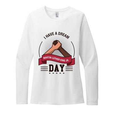 MLK JR Day His Dream Is My Dream Womens CVC Long Sleeve Shirt