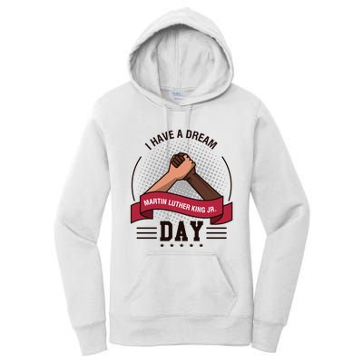 MLK JR Day His Dream Is My Dream Women's Pullover Hoodie