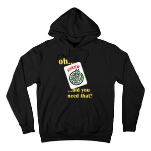 Mahjong Joker Designs Hoodie