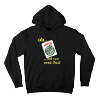 Mahjong Joker Designs Hoodie