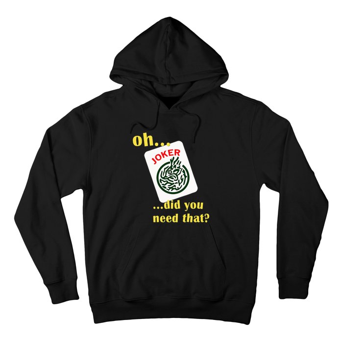 Mahjong Joker Designs Hoodie