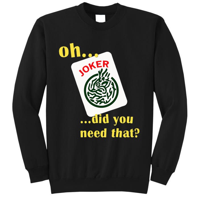 Mahjong Joker Designs Sweatshirt