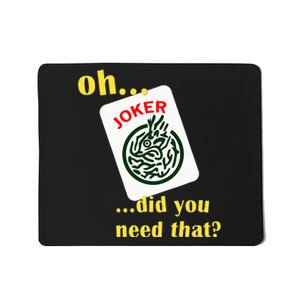 Mahjong Joker Designs Mousepad