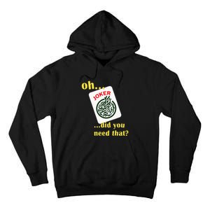 Mahjong Joker Designs Tall Hoodie