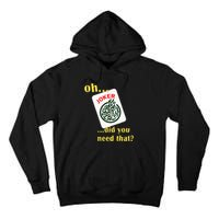 Mahjong Joker Designs Tall Hoodie