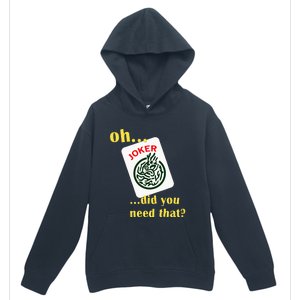 Mahjong Joker Designs Urban Pullover Hoodie