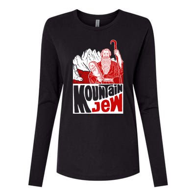 Mountain Jew Funny Womens Cotton Relaxed Long Sleeve T-Shirt