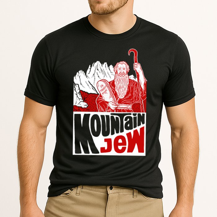 Mountain Jew Funny Cooling Performance Crew T-Shirt
